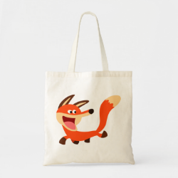 Cute Mischievous Cartoon Fox Bag