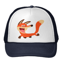 Cute Mischievous Cartoon Fox Hat