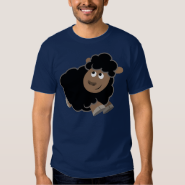 Cute Mischievous Cartoon Sheep T-Shirt