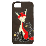 Cute Modern Artsy Fox Painting iPhone 5 Case