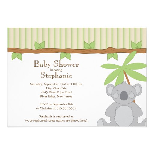 baby invitations shower koala shower baby shower baby boy shower baby baby or off girl baby neutral