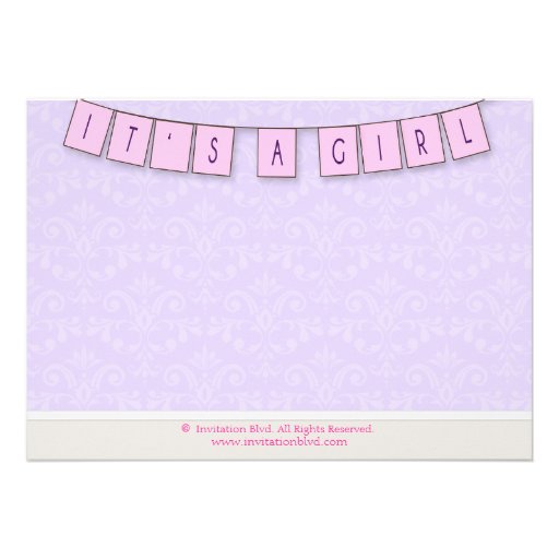 Cute Modern Mom in Nursery Baby Shower Invite