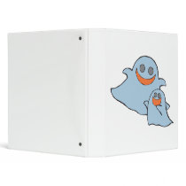 cute momma and baby ghosts binder