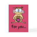 Cute Monkey Card