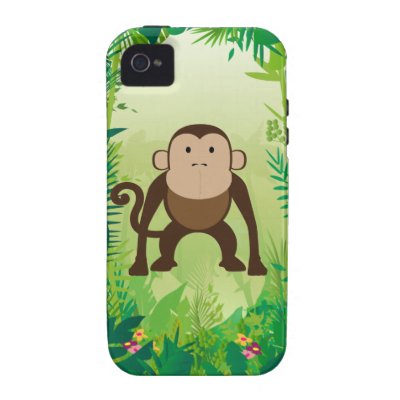 Cute Monkey Case For The iPhone 4