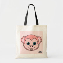Cute Monkey Cotton Candy Bag