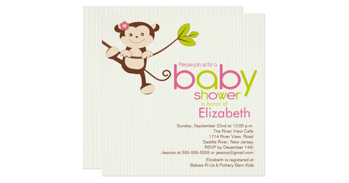 cute-monkey-girl-baby-shower-invitation-zazzle