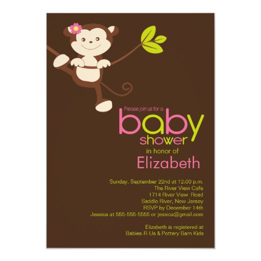cute-monkey-girl-baby-shower-invitation-zazzle