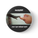 cute monkey, imagine , your life behind bars buttons