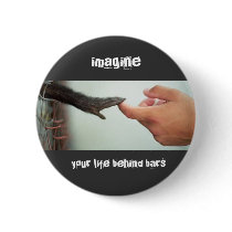 cute monkey, imagine , your life behind bars buttons