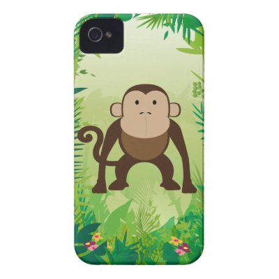 Cute Monkey iPhone 4 Covers
