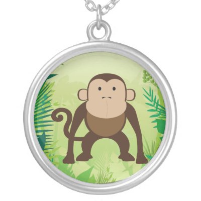 Cute Monkey Pendant