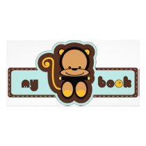 cute monkey picture card