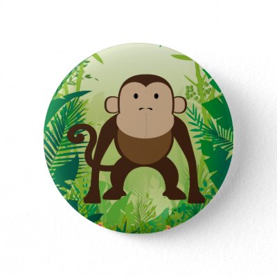 Cute Monkey Pin