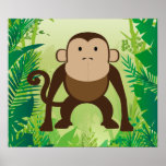 Cute Monkey Print