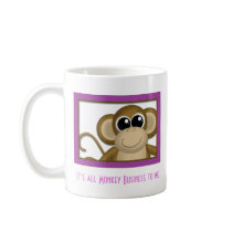 Cute Monkey Purple Mug