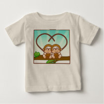Cute Monkeys t-shirts