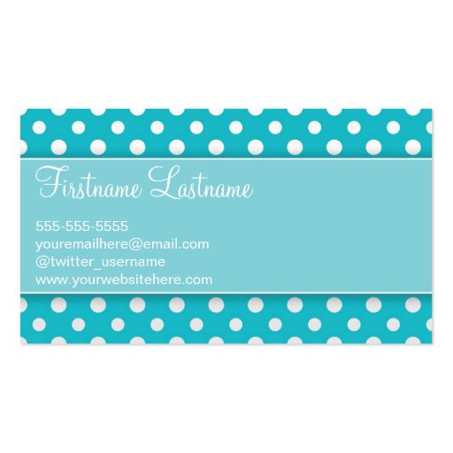 Cute Monogram Personal Networking Business cards (back side)