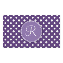 Cute Monogram Personal Networking Business cards
