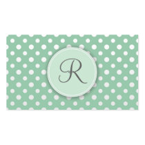 Cute Monogram Personal Networking Business cards
