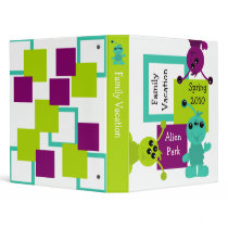 Cute Monster Alien Creature binders