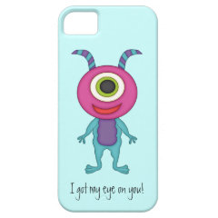 Cute Monster-Got my eye on you! iPhone 5 Cover