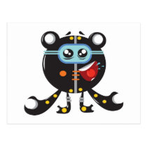 cute monster postcards