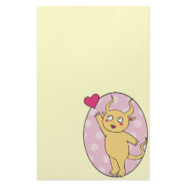 Cute Monster Valentine Stationery