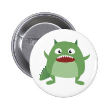 Cute Monsters! Pinback Button