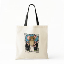 Cute Mouse and Cat Tote Bag by LisaMarieArt Cute Mouse and Cat Tote Bag