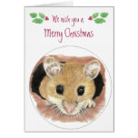 Cute Mouse Christmas Card