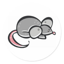 Cute Mouse stickers by animalworld Cute Mouse stickers