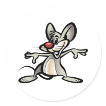 Cute Mouse stickers by animalworld Cute Mouse stickers
