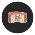 cute mouse stuck in cheese stickers