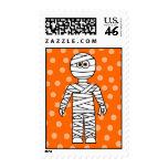 Cute Mummy Halloween Postage Stamp
