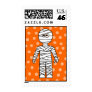 Cute Mummy Halloween Postage Stamp