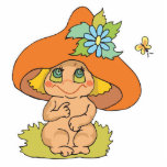 cute mushroom gnome elf photo cut out