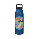 Cute Mustache Banana Reusable Water Bottles
