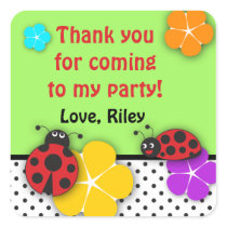 Cute 'N Colorful Ladybug Gift/Address Label stickers