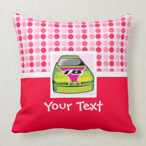 Cute Nascar Pillow