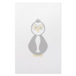 Cute Nerdy Penguin Stationery Design