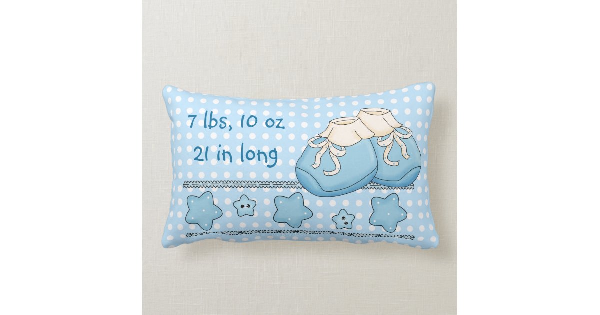 Cute New Baby Boy Pillow Zazzle