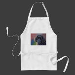 Cute Newfoundland Puppy Dog Art - Apron