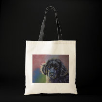 Cute Newfoundland Puppy Dog Art - bags