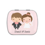 Cute Newlyweds Wedding Couple Jelly Belly Candy Tins