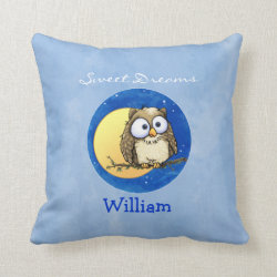 Cute Night Owl pillow