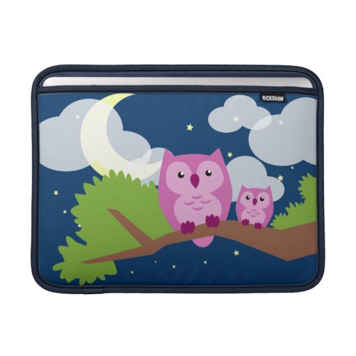 Cute Night Owls MacBook Sleeve