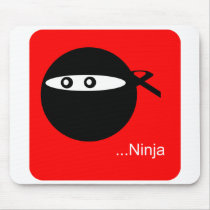 Cute Ninja Mouse Pad mousepads by rudejapan Cute Ninja Mouse Pad mousepads
