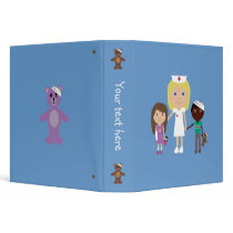 Cute Nurse & Children Binder
