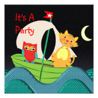 Cute Nursery Rhyme Themed Party Invitation